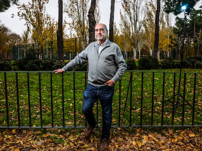 Jesús Duva en el parque Roma, en Madrid, el 12 de diciembre de 2023.