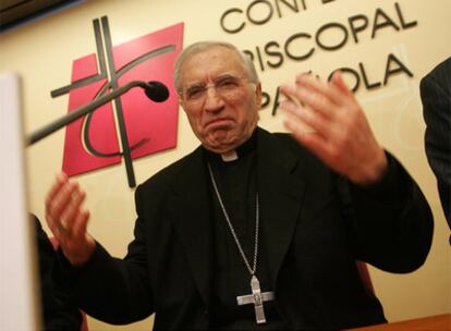 El presidente de la Conferencia Episcopal, Antonio María Rouco Varela.