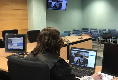 Juicio telemático celebrado en Navarra. Gobierno de Navarra