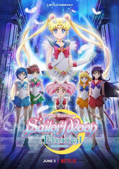 A poster for the movie 'Sailor Moon Eternal.'
