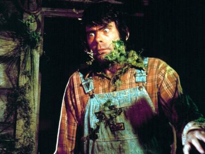 Stephen King, en una escena de la película 'Creepshow', escrita por él, en 1982.