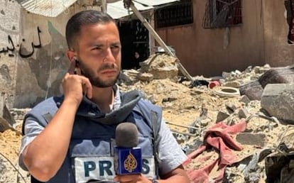 El periodista palestino Anas al Sharif, al que Israel mató en un bombardeo el 10 de agosto de 2025.