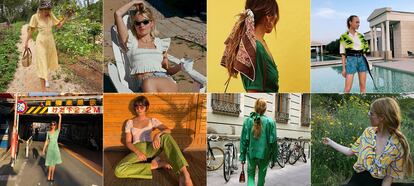 Vestidos cruzados, escotes cuadrados, pañuelos y camisas de manga corta: algunas de las prendas más vistas en redes sociales en los meses de calor.