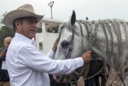 'El Bronco' ayer domingo durante las elecciones.