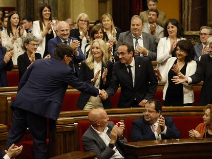 Josep Rull, nuevo presidente del Parlament.
