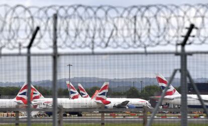 El aeropuerto londinense de Gatwick.