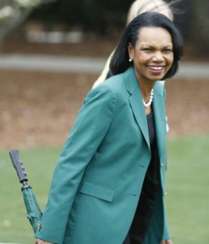 Condoleezza Rice, esta semana en Augusta.