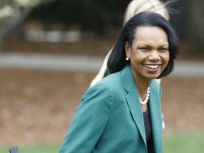 Condoleezza Rice, esta semana en Augusta.