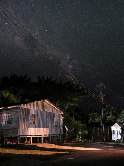 El poblado de Arara, en el trapecio amazónico colombiano, donde 12 chamanes lograron frenar una epidemia de suicidios. Junio, 2023.