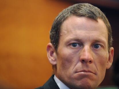 El ciclista Lance Armstrong