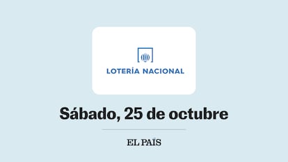 Sorteo Lotería Nacional sábado 25 octubre 2025