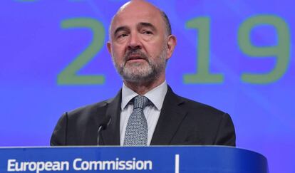 Pierre Moscovici, comisario europeo de Finanzas.