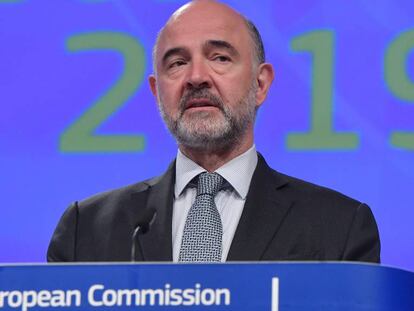 Pierre Moscovici, comisario europeo de Finanzas.