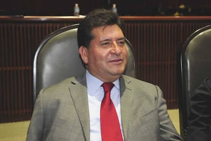 Francisco Rojas San Rom&aacute;n, en la C&aacute;mara de Diputados.