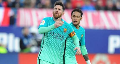 Messi marcou o gol da vitória do Barça.