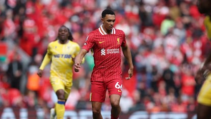 Alexander-Arnold, con el Liverpool.