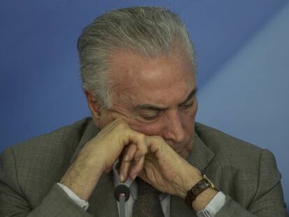 Michel Temer, nesta quinta-feira.