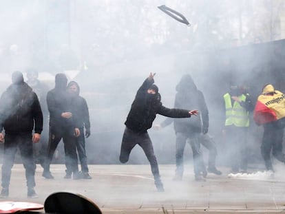 Cem detidos na Bélgica em manifestação contra o Pacto Global sobre Migração