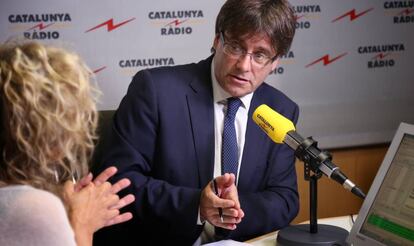 Puigdemont a Catalunya Ràdio.