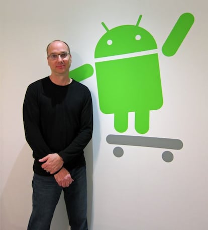 Andy Rubin, jefe de desarrollo de Android. 