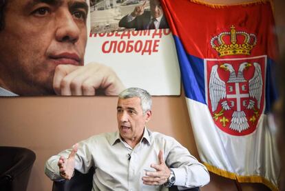 El asesinado Oliver Ivanovic en mayo de 2017 en Mitrovica.