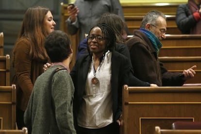 Compromís-Podemos Deputy Rita Bosaho, who represents Alicante.