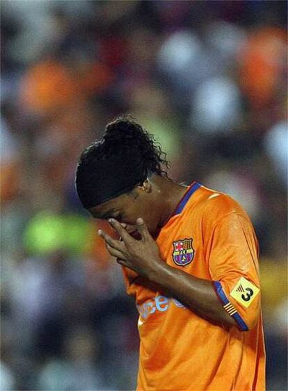 Ronaldinho, desolado