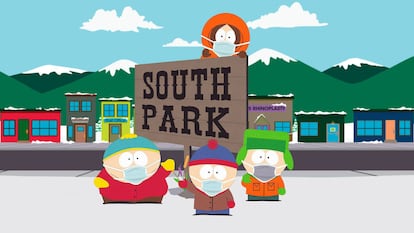 Los personajes de 'South Park'.