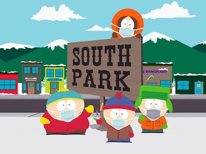 Los personajes de 'South Park'.