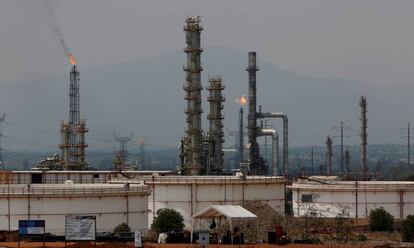 Refinería de Pemex en Tula (Hidalgo).