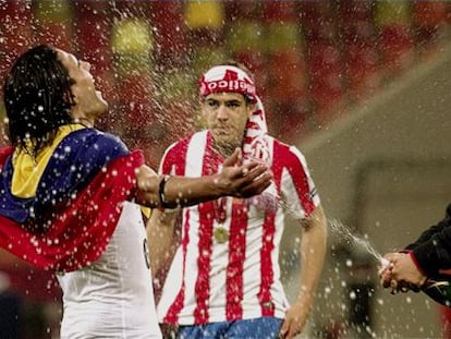 Fotograma de &#039;Informe Robinson&#039; dondeFalcao celebra la victoria en la final de la Liga Europa