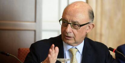 El ministro de Hacienda, Cristóbal Montoro.