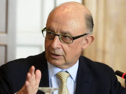 El ministro de Hacienda, Cristóbal Montoro.