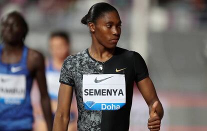 Caster Semenya, el 3 de mayo en Doha.