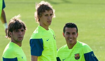 Víctor Sánchez, Muniesa y Pedro, en 2009.