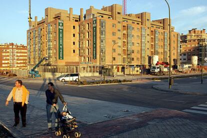 Edificios de nueva construcción en el barrio madrileño de Sanchinarro.