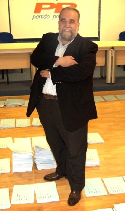 Retrato de Antonio Erias, candidato del Partido Popular por A Coruña.
