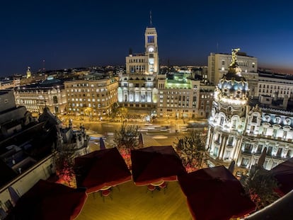 La nueva terraza del clásico hotel 'The Principal', en Madrid.