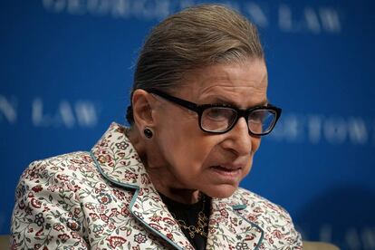 La jueza del Tribunal Supremo Ruth Bader Ginsburg, Washington.