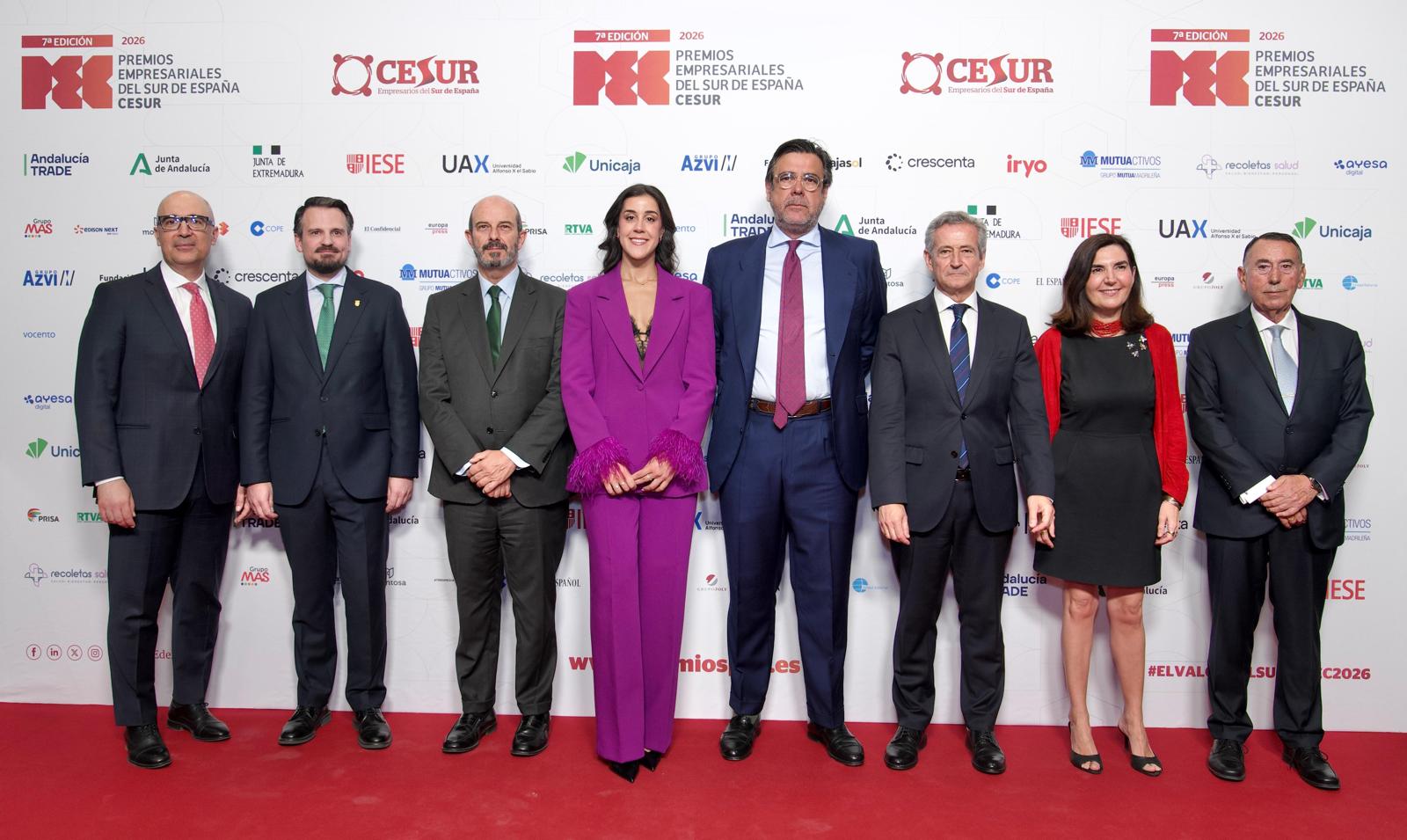 Cesur reconoce el empuje, el talento y la innovación de empresas y emprendedores de Andalucía y Extremadura