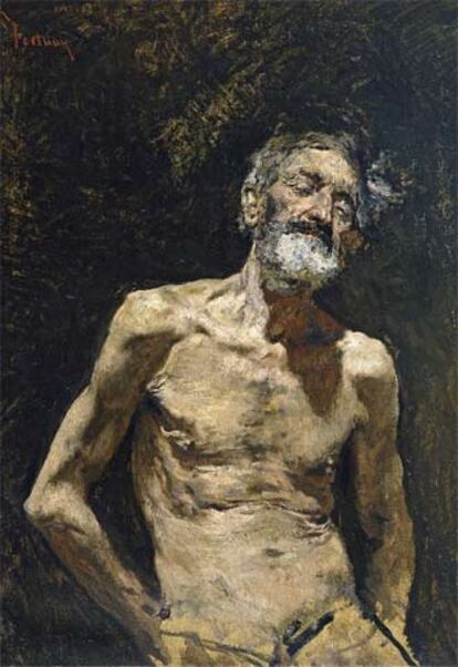 <i>Viejo desnudo al sol,</i> de Mariano Fortuny, hacia 1871 (Museo del Prado).