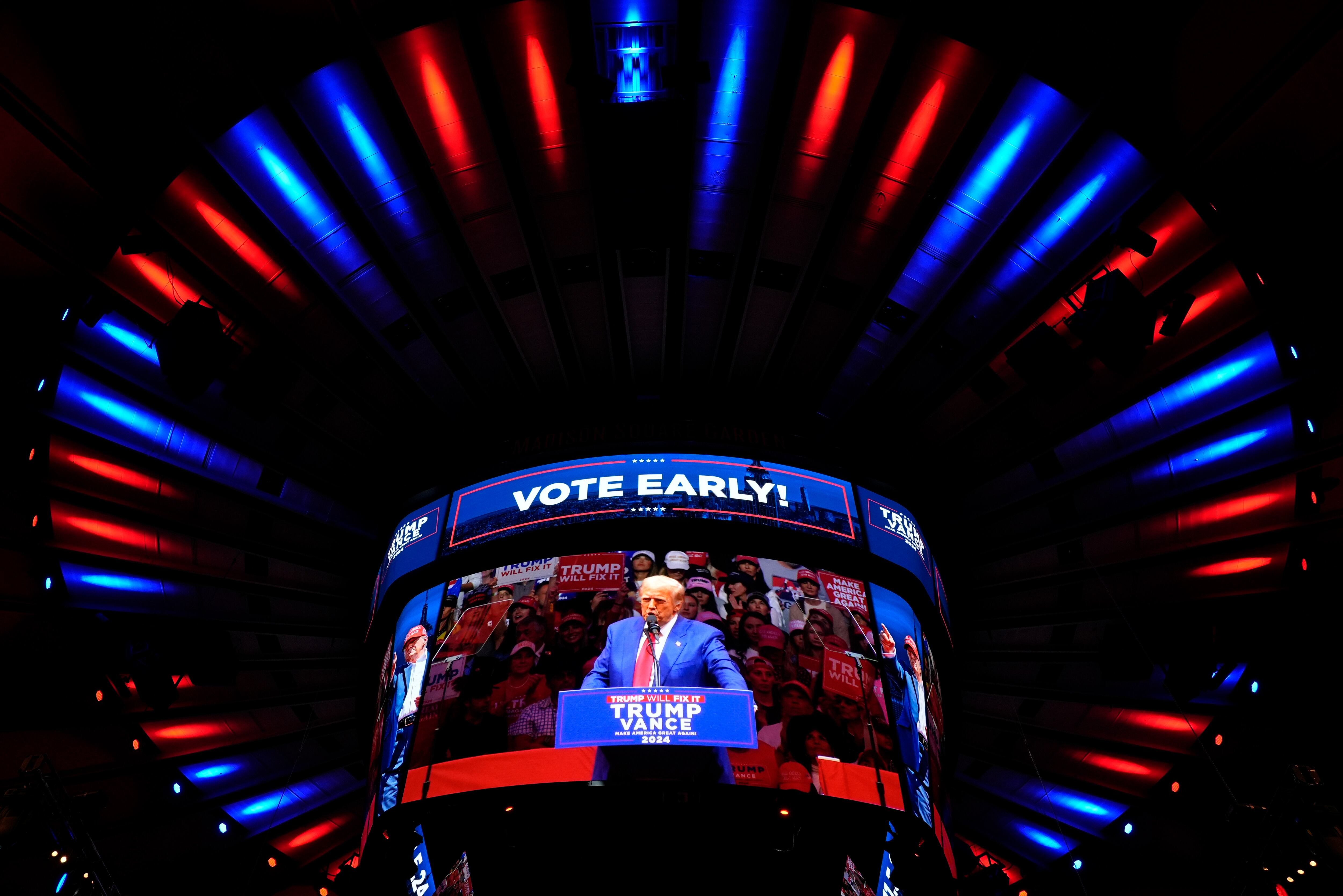 En el vientre de la bestia. Donald Trump en el Madison Square Garden 