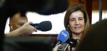 La ministra de Empleo y Seguridad Social, Fátima Báñez.