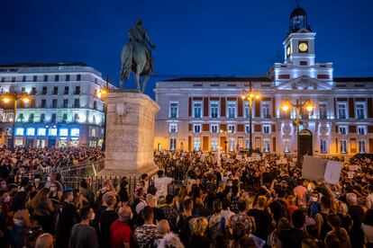 agresiones a las personas LGTBI en la puerta del sol protestas