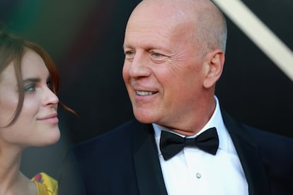 Talullah Willis and Bruce Willis