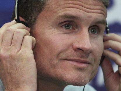 David Coulthard, el pasado abril.