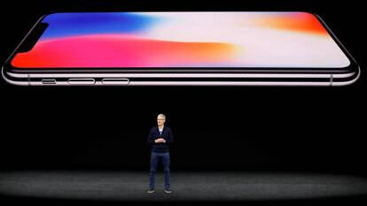 Presentación del iPhone X con Tim Cook.