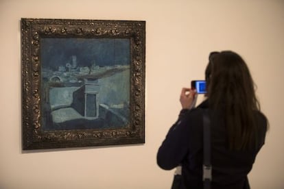 Azoteas de Barcelona, el cuadro estrella de la exposición Paisajes de Barcelona en el Picasso