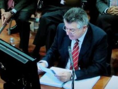 Juan Antonio Roca, durante su declaraci&oacute;n ante el tribunal.