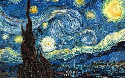 'La noche estrellada', de Vincent van Gogh, se exhibe en el MoMa (Nueva York, EE UU).